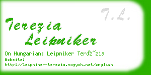 terezia leipniker business card